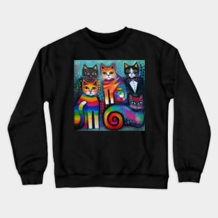 Five Cats Crewneck Sweatshirt